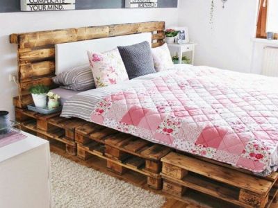 Nét độc đáo với những mẫu giường gỗ Pallet