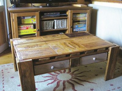 Nội thất mộc mạc, thanh lịch với pallet gỗ